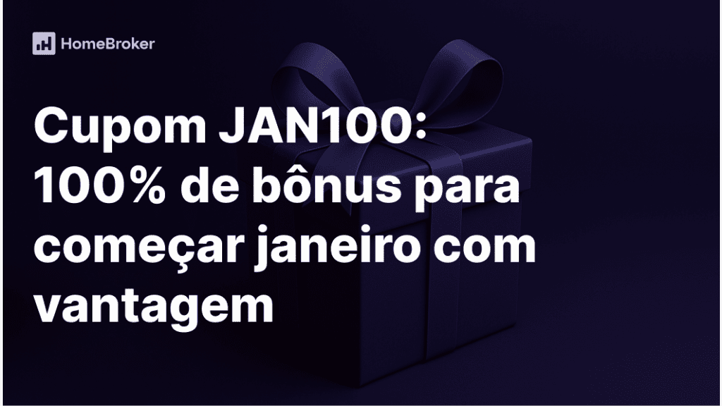 Cupom JAN100: ganhe 100% de bônus no depósito
